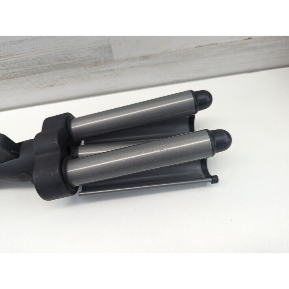 Revlon RV084 3 Barrel Jumbo Deep Waver Heat‎ Long Lasting Gray Natural Looking - Picture 4 of 8